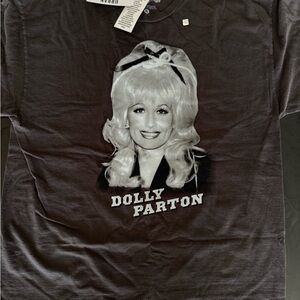 Dolly Parton Cotton T-Shirt Black - XL